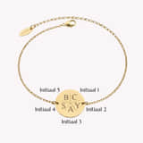 Armband 5 Initialen Volgorde
