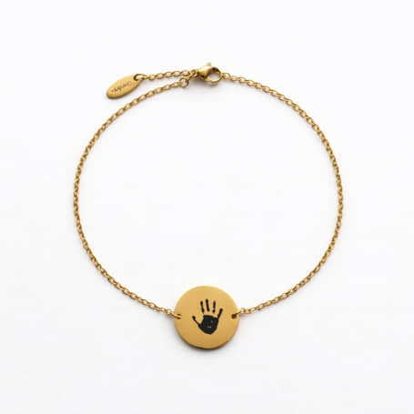 Charlery Armband met Handafdruk goud