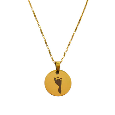 Charlery Ketting met Voetafdruk goud