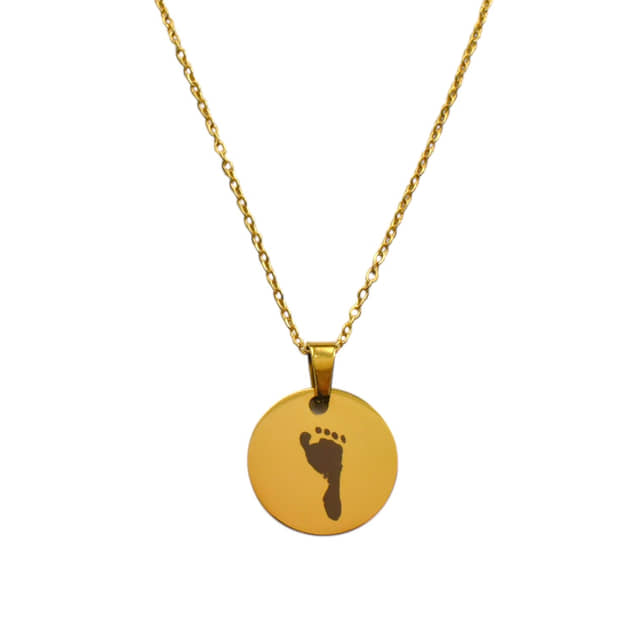 Charlery Ketting met Voetafdruk goud