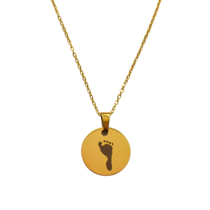 Charlery Ketting met Voetafdruk goud