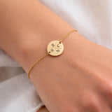 Charlery Munt Armband met 4 Initialen