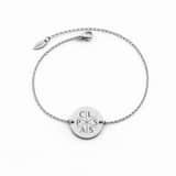 Charlery Munt Armband met 6 Initialen zilver