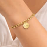 Charlery Schakelarmband met 1 Muntje