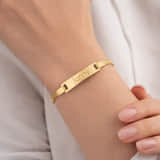 Charlery Gladde Armband met gravering
