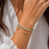 Azure Tide Charm Armband