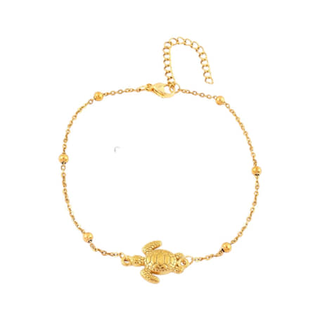 Charlery Enkelbandje Golden Turtle