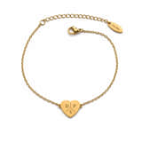 Charlery Hart Armband met 3 Initialen goud