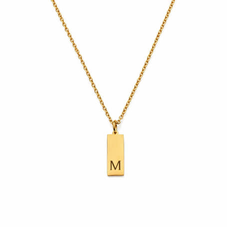Charlery Initiaal Ketting goud