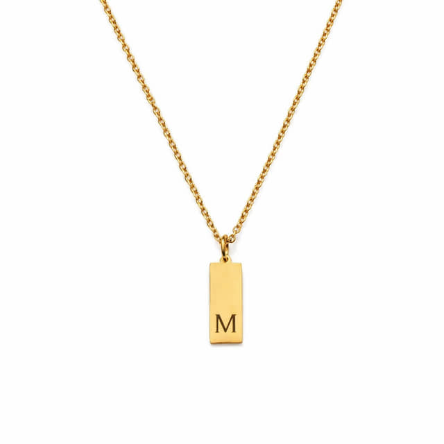 Charlery Initiaal Ketting goud