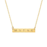 Dames Ketting met Initialen goud