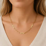 Charlery Schakelketting met 3 Namen