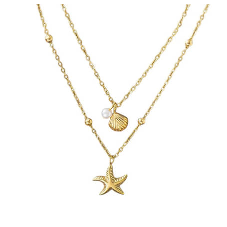 Starfish Dream Dubbele Ketting