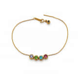 Charlery Geboortesteen Armband goud