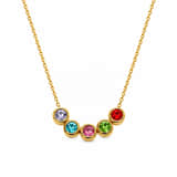 Charlery Geboortesteen Ketting goud