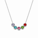 Charlery Geboortesteen Ketting zilver