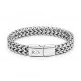 Charlery Heren Armband met 2 Initialen zilver