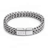 Charlery Heren Armband met 3 Initialen zilver