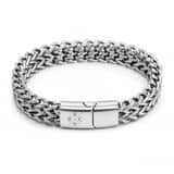 Charlery Heren Armband met 4 Initialen zilver