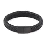 Charlery Heren Armband met gravering Zwart