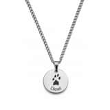 Charlery Heren Ketting Hondenpoot met Naam goud