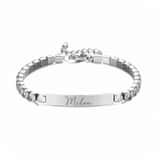 Charlery Graveerbare Zirkonia Armband zilver