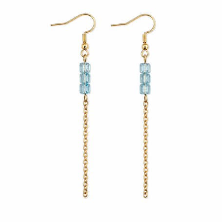 Charlery Oorbellen Cleo Aqua