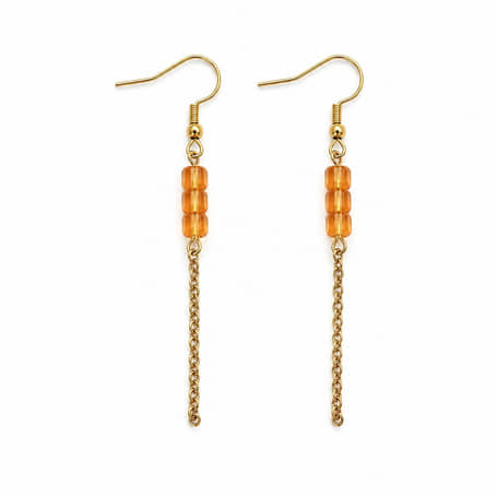 Charlery Oorbellen Cleo Oranje