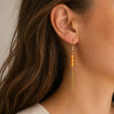 Charlery Oorbellen Cleo Oranje