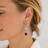 Charlery Oorbellen Livia Blauw - Handgemaakt