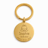 Charlery Sleutelhanger Mijn Baby Meisje - goud