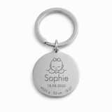 Charlery Sleutelhanger Mijn Baby Meisje - zilver