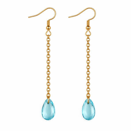 Oorbellen Aqua Drop