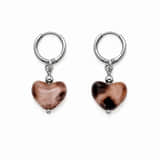 Charlery Oorbellen Panter Hart zilver